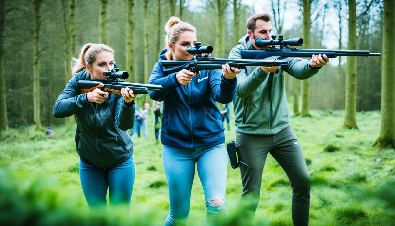 outdoor air rifle shooting range in Wrexham